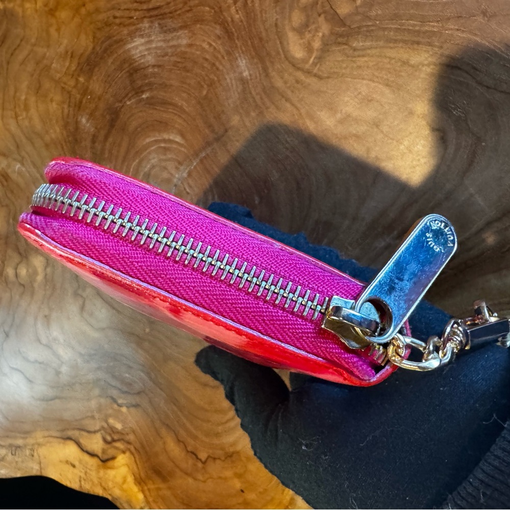 Louis Vuitton Monogram Vernis Ikat Flower Zippy Around Long Wallet - Picture 10 of 17